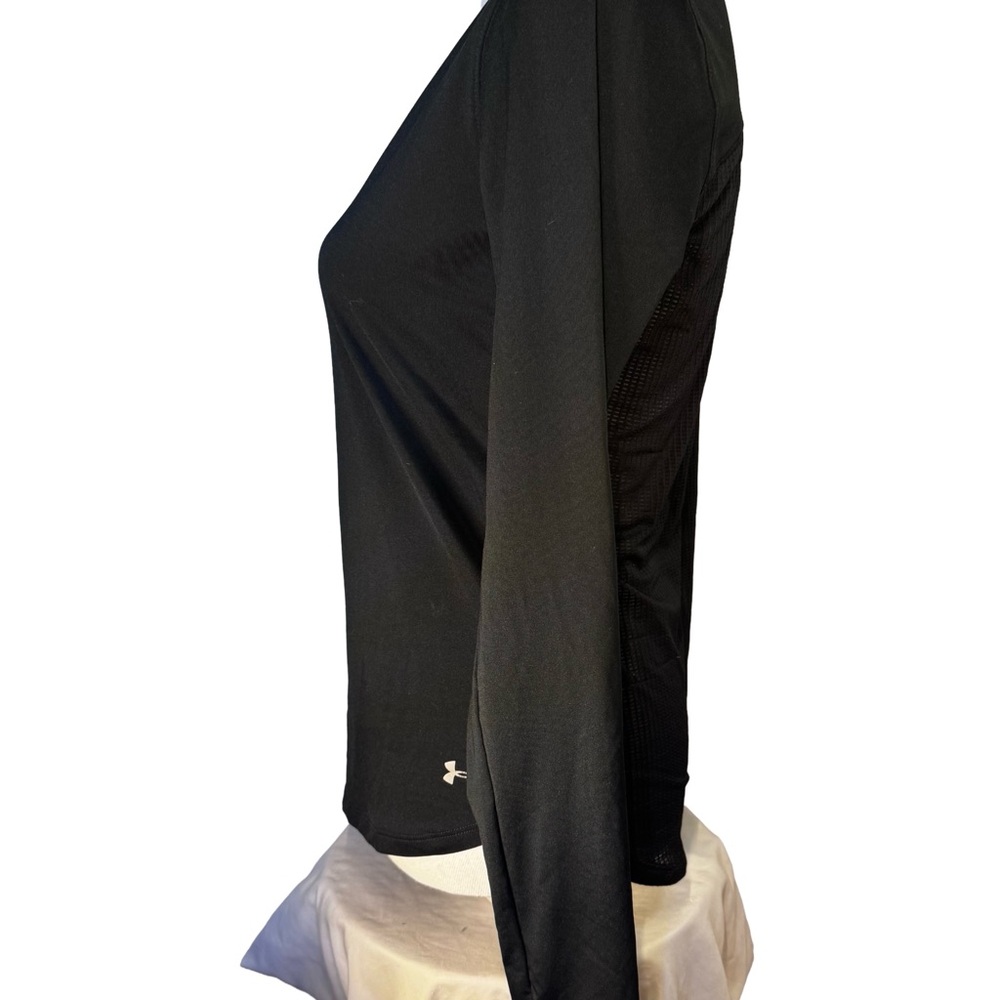 Under Armour Heat Gear Women's Black Long Sleeve Top - Medium - Picture 3 of 8